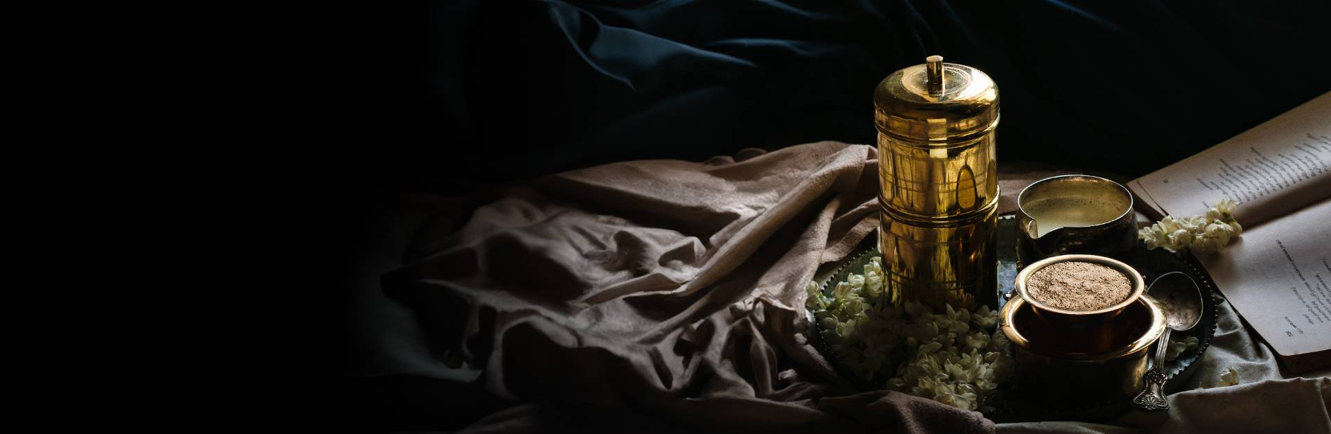 Brass Coffee & Dawara Set