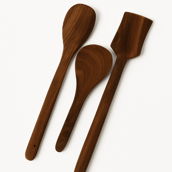 Wooden Spatula (Mix – Set of 3) – Essential Tools for Everyday Cooking
