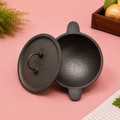 Cast Iron Appam Chatti with Lid, Hand Seasoned – Ready for Fluffy Appams