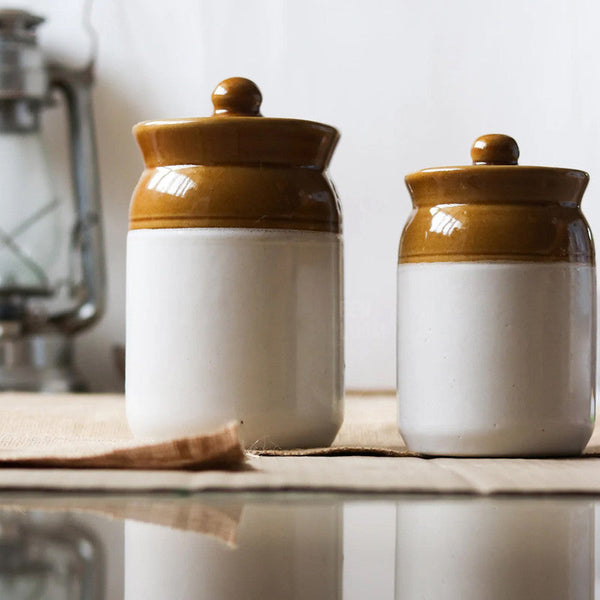 Traditional Ceramic Bharani – Premium Ceramic Pot for Storing Spices & Liquids